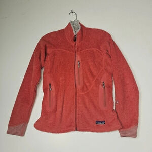 Patagonia Women’s  R2 Polartec Fleece Jacket Full Zip Poppy Fields Size Small